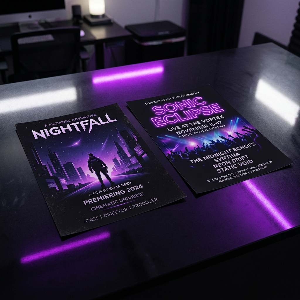Neon Odyssey Event Poster